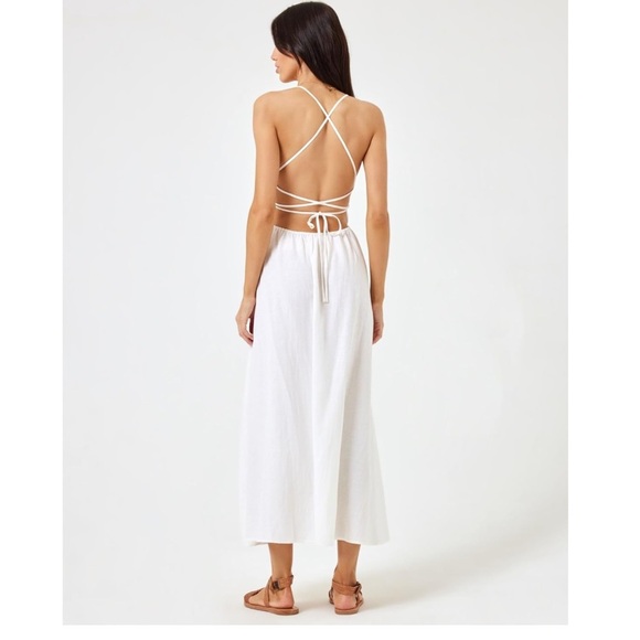 L*Space Playa Vista Dress in White from Anthropologie- XS,S - Picture 2 of 8